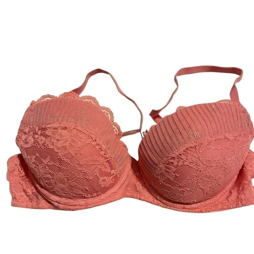 VICTORIAS SECRET Dream Angels Lined Demi Lace Underwire Bra - Picture 2 of 5